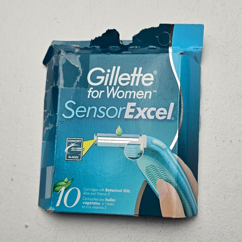 Gillette SensorExcel Women’s Refill Cartridges 6 Pack 2-Blade Fits Sensor VTG